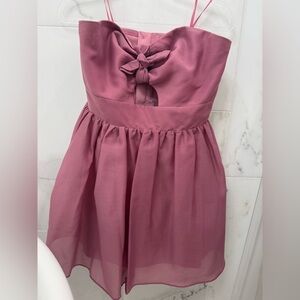 KEEPSAKE the Label Strapless Pink Dress
